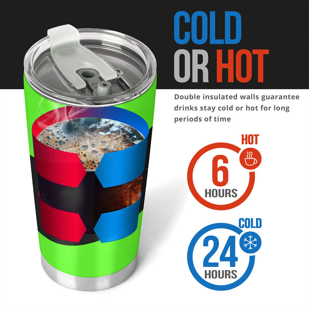 ,La Comma La And The Coach Tumbler Harris Walz Tumbler Patriotic Gifts For Him Her