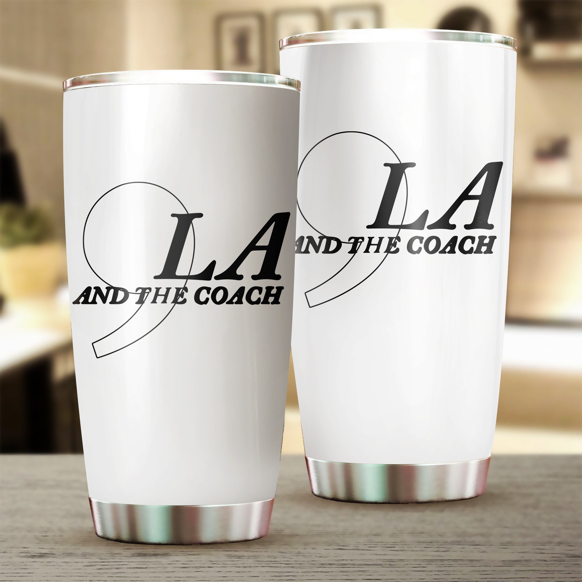 ,La Comma La And The Coach Tumbler Harris Walz Tumbler Patriotic Gifts For Him Her