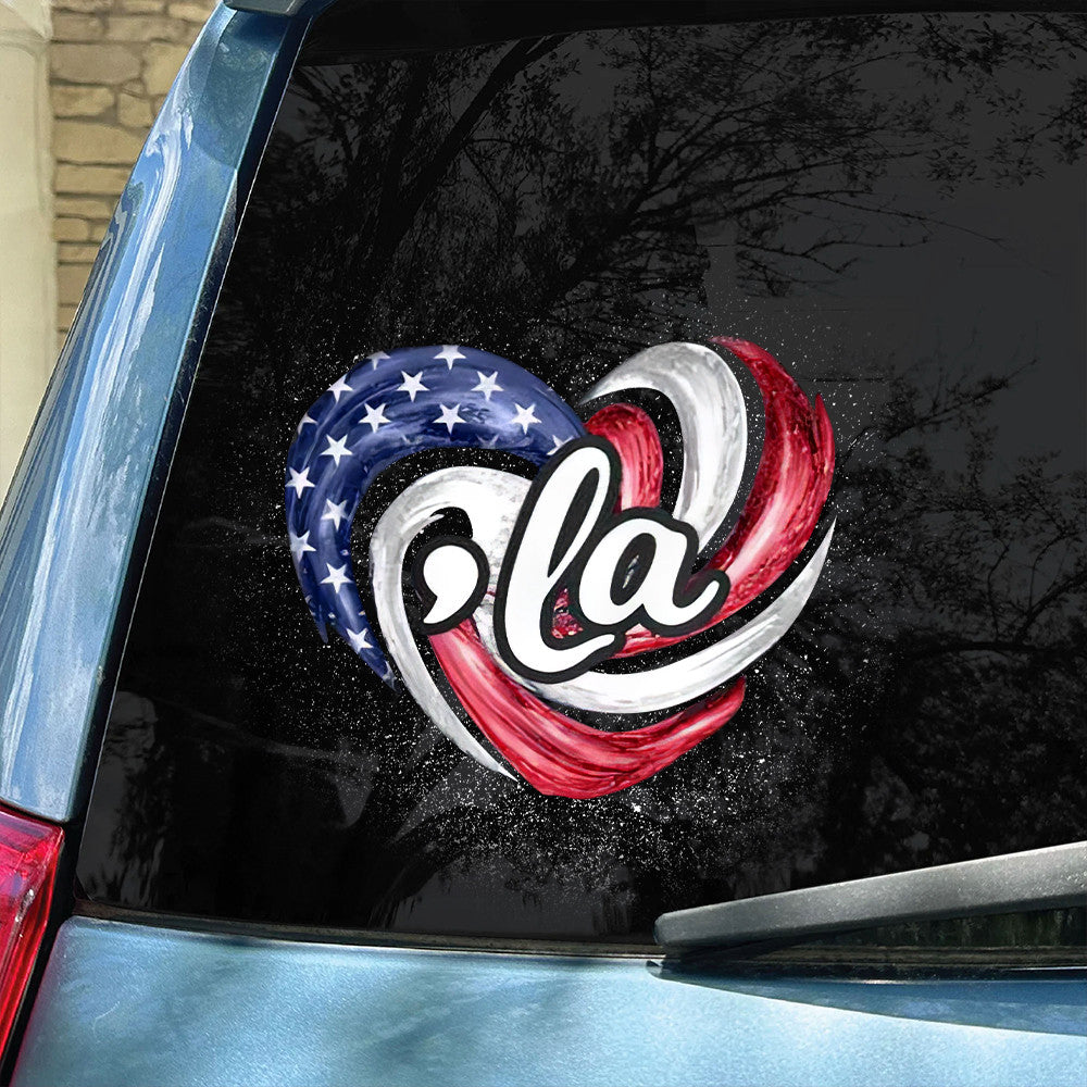 ,La Comma La For Kamala Harris Car Stickers Harris For President 2024 Supporters Decal Gifts