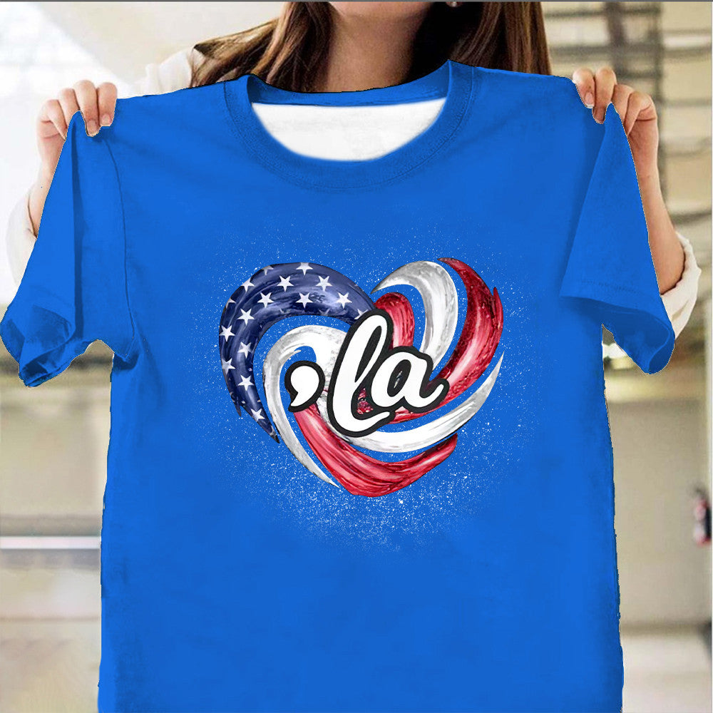 ,La Comma La For Kamala Harris Shirt Harris For President 2024 Supporters T-Shirt Gifts