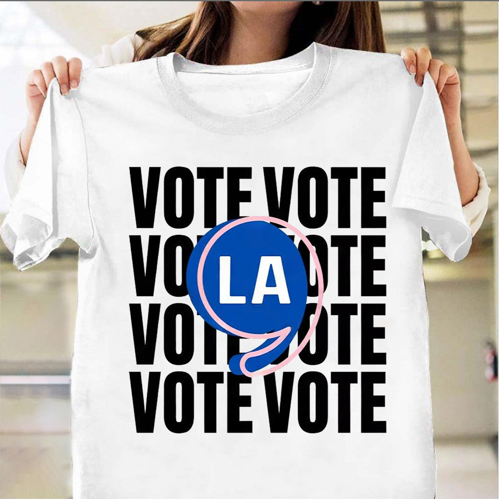 ,La Comma La Kamala Harris 2024 Shirt Vote BLUE Presidential Election T-Shirt
